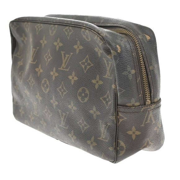 LOUIS VUITTON Trousse Toilette 28 Clutch Hand Bag Monogram Brown M47522 05EF165( - Picture 16 of 16